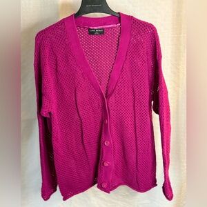 Lane Bryant Women's Fuchsia Cardigan